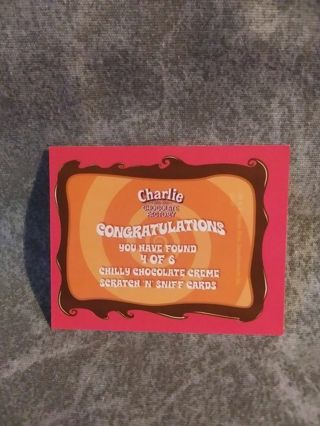 Charlie & The Chocolate Factory mini Trading Card