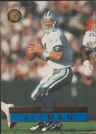 1996 Fleer Ultra #36 Troy Aikman Cowboys