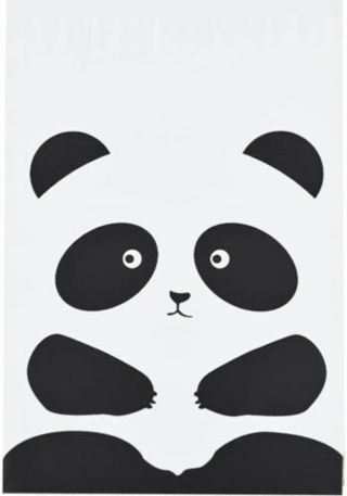 ➡️⭕(1) ADORABLE PANDA BEAR POLY MAILER 10x13" (PANDA BUTT)