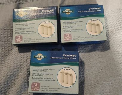 3 boxes of filters for petsafe drinkwell fountains