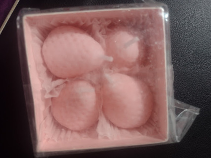 Unscented Strawberry Candles