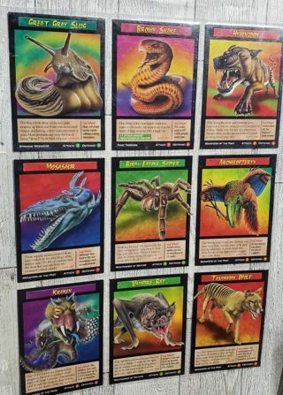 9 Weird n' Wild Creatures Cards