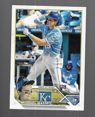 2023 TOPPS MICHAEL MASSEY ROOKIE #167