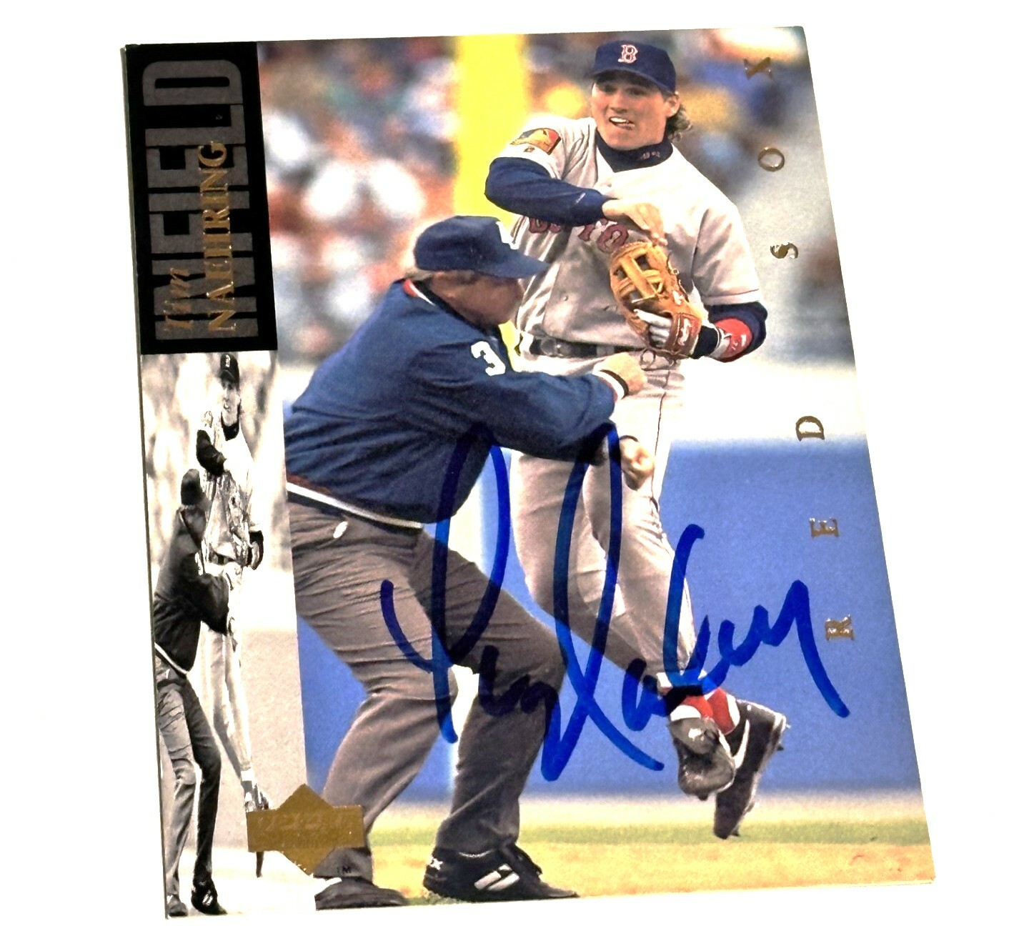 FREE: Autographed 1994 Upper Deck Tim Naehring #337 Boston Red Sox