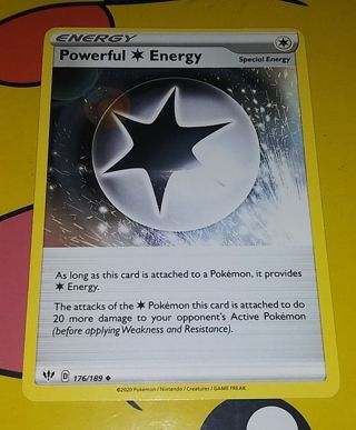 2020 Pokémon "Powerful Energy" #176/189 Card