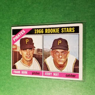 1966 - TOPPS BASEBALL CARD NO. 123- 1966 ROOKIE STARS - PIRATES