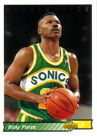 Tradingcard - NBA - 1992-93 Upper Deck #273 - Ricky Pierce VAR - Seattle SuperSonics