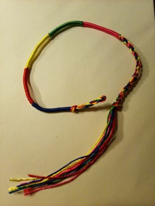 Handmade Colorful Friendship Bracelet Read Description before bidding