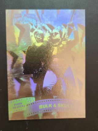 Mighty Morphin Power Ranger The Movie - BULK & Skull Hologram Trading Card