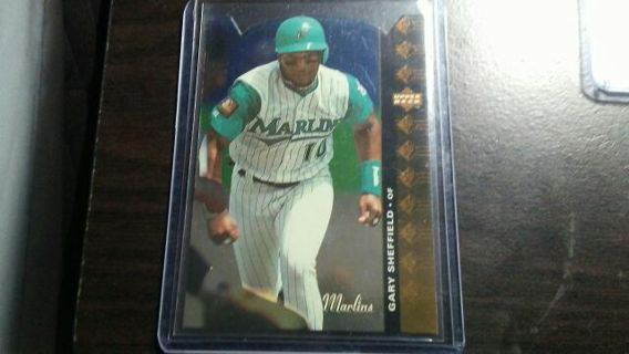 1994 UPPER DECK SP GARY SHEFFIELD FLORIDA MARLINS BASEBALL CARD# 114