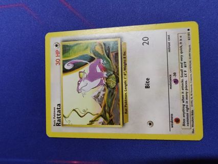 Pokemon Base Set Rattata 61/102 #4