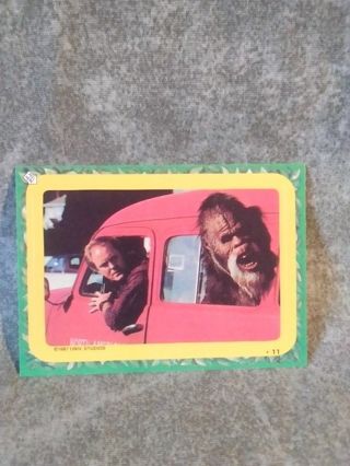 Harry And The Hendersons Trading Card Puzzle/ Sticker #11