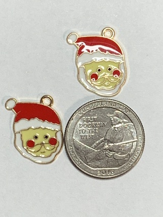 ❇CHRISTMAS CHARMS~#91~SET OF 2 CHARMS~SET 4~FREE SHIPPING❇