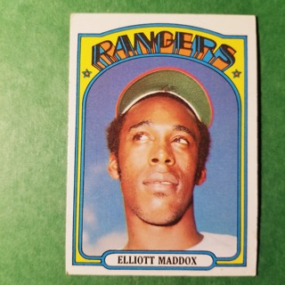 1972 - TOPPS BASEBALL CARD NO. 277 - ELLIOTT MADDOX - RANGERS