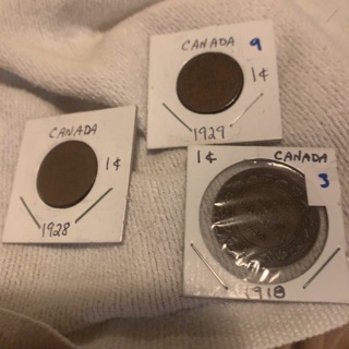 Lot of Canada 1 cents