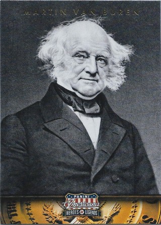  2012 Americana Heroes and Legends #8 Martin Van Buren