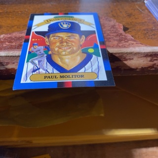 1988 donruss diamond kings Paul molitor baseball card 