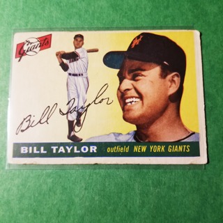 1955 - TOPPS BASEBALL CARD NO. 53 - BILL TAYLOR - GIANTS