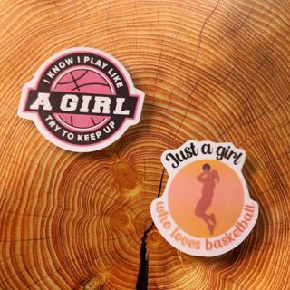 Girl's Basketball Stickers #1