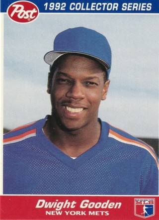 1992 Post Collector Series Dwight Gooden #5 Mets