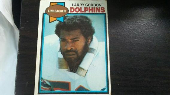 1979 TOPPS LARRY GORDON MIAMI DOLPHINS FOOTBALL CARD# 466