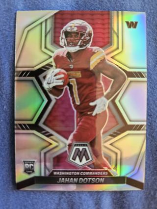 2022 Panini Mosaic Rookie Variation Silver Jahan Dotson