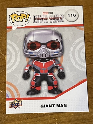 2023 Upper Deck - POP Funko Infinity Saga - Base Card #116 - GIANT MAN (ANT-MAN)