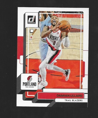 2022 DONRUSS DAMIAN LILLARD #106