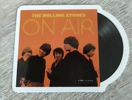 The Rolling Stones on air laptop computer record band sticker guitar toolbox water bottle