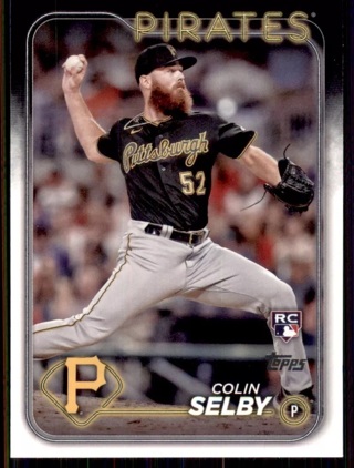 2024 Series 2 Base #668 Colin Selby Pittsburgh Pirates