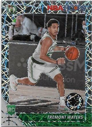  2019-20 HOOPS PREMIUM STOCK TREMONT WATERS SILVER LAZER PRIZM REFRACTOR ROOKIE CARD 