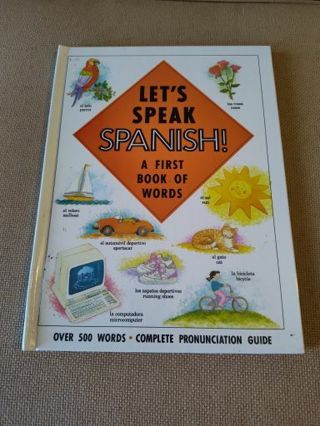 Like New Book Let's Speak Spanish!