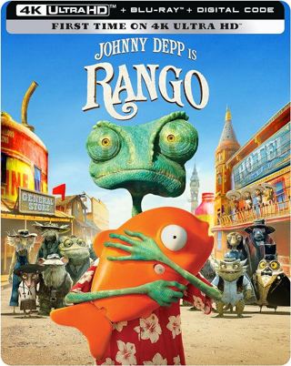 Rango (Digital 4K UHD Download Code Only) *Johnny Depp* *Gore Verbinski* *Isla Fisher*