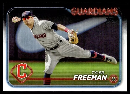 2024 Topps Series 2 Tyler Freeman #353 Cleveland Guardians