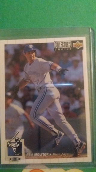 paul molitor baseball card free shipping