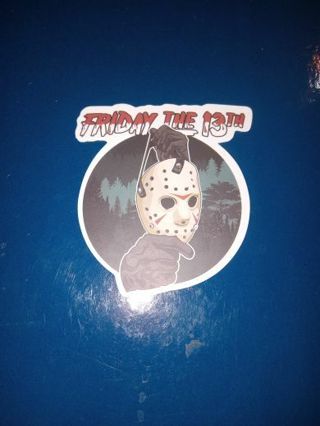Jason Friday The 13th Horror Movie Reusable Waterproof Fade proof Sticker Decal