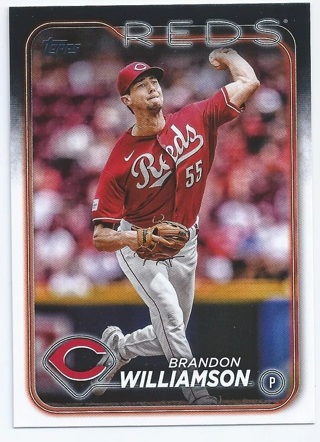 2024 Topps Series 2 Brandon Williamson #522 Cincinnati Reds