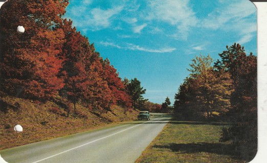 Vintage Used Postcard: C: Blue Ridge Parkway