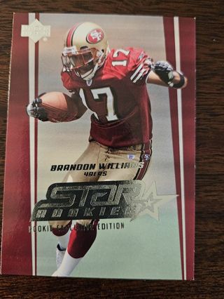 2006 Upper Deck Football trading card.