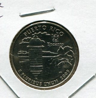 2009 D Puerto Rico U.S. Quarter-B.U.