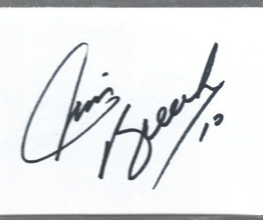 Jim Breech 1979-92 Cincinnati Bengals Raiders Auto Autographed Signed Index Card