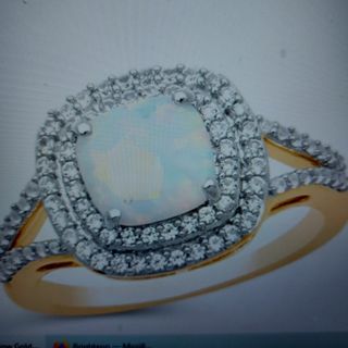 Sterling silver opal ring New, retails $107