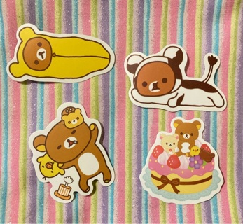 Kawaii Rilakkuma stickers 