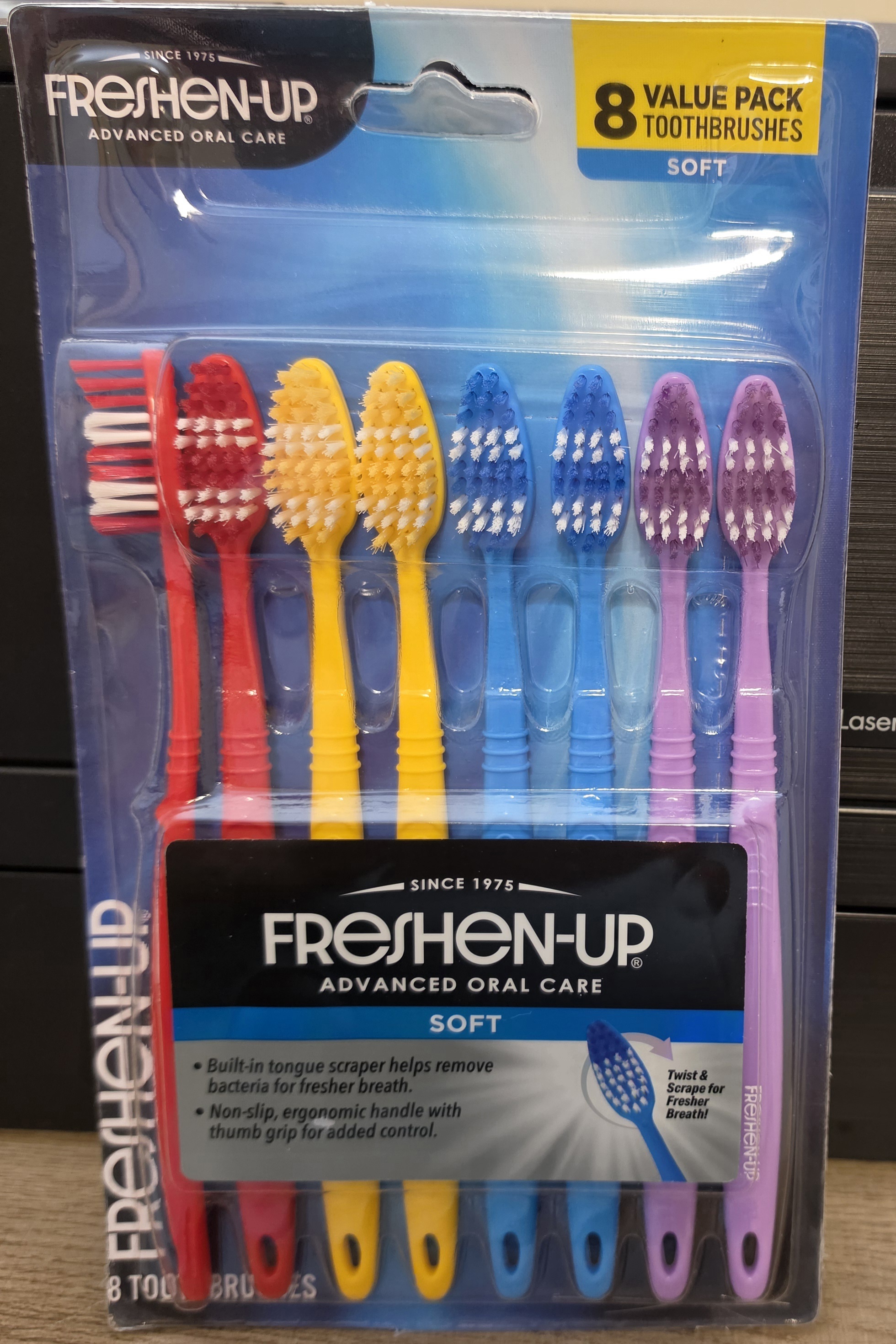 Free: NEW - Freshen-Up - Value Pack Toothbrushes - package of 8