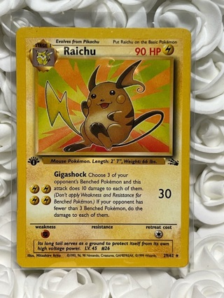 Pokémon TCG Raichu 29/62 