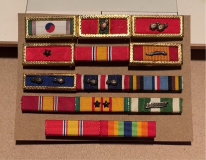 Great Collection of US Military Service Award Ribbons