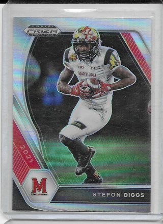 Stefon Diggs 2021 Prizm Draft Prizms Silver #37