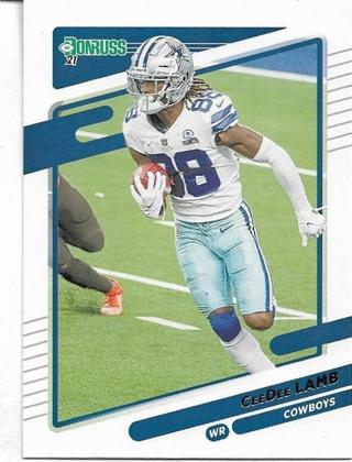 2021 DONRUSS CEEDEE LAMB CARD