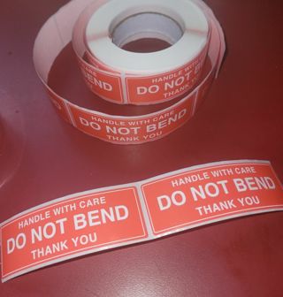 20 Do Not Ben Shipping Label Stickers