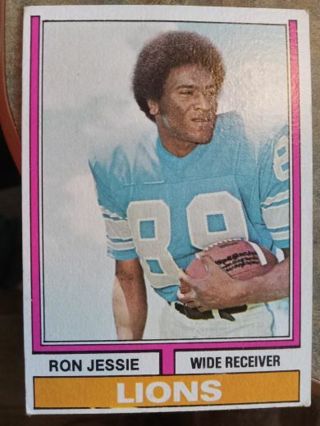 1974 TOPPS RON JESSIE DETROIT LIONS FOOTBALL CARD# 469